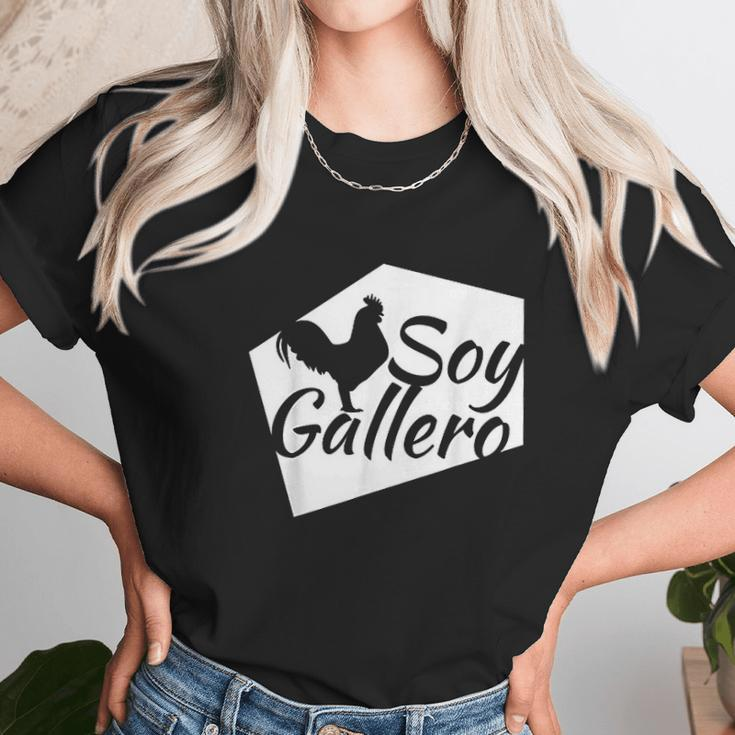 Soy Gallero Rooster Cockfighting Gifts Unisex T-Shirt Gifts for Her