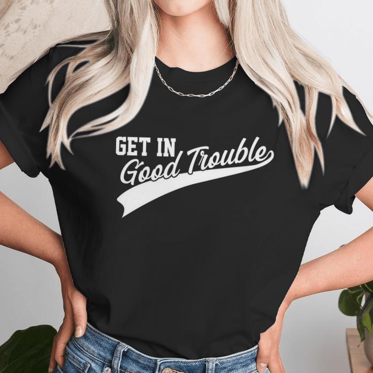 Sporty Get In Good Trouble John Lewis Tribute Unisex T-Shirt Gifts for Her