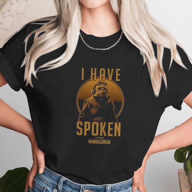 Star Wars The Mandalorian Kuiil I Have Spoken Circle Unisex T-Shirt Gifts for Her