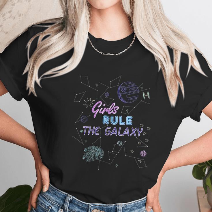 Star Wars Outer Space Girls Rule The Galaxy Unisex T-Shirt Gifts for Her