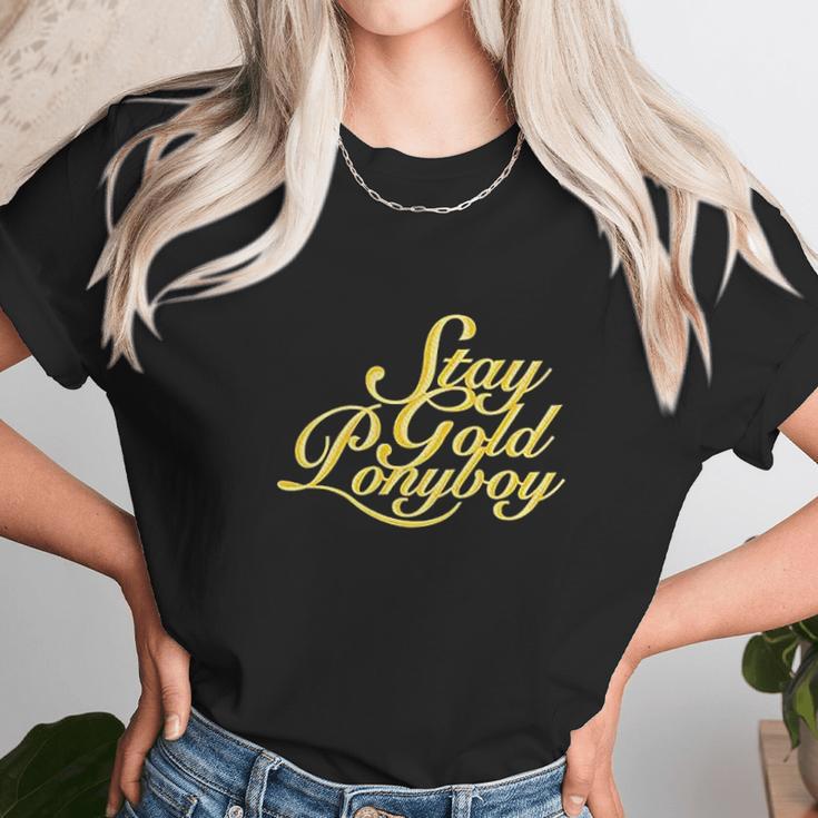 Stay Gold Ponyboy Graphic Unisex T-Shirt Gifts for Her