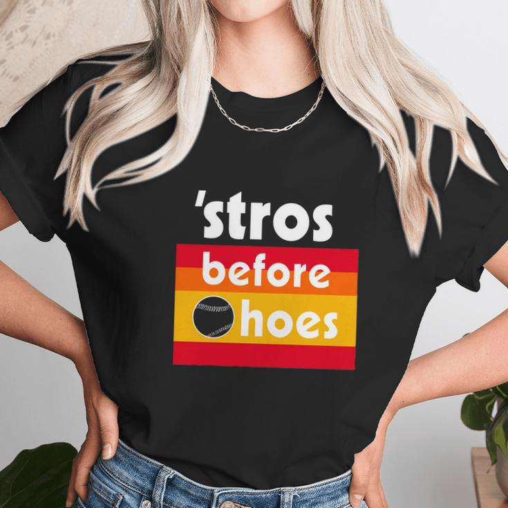 Stros Before Hoes Tshirt Unisex T-Shirt Gifts for Her