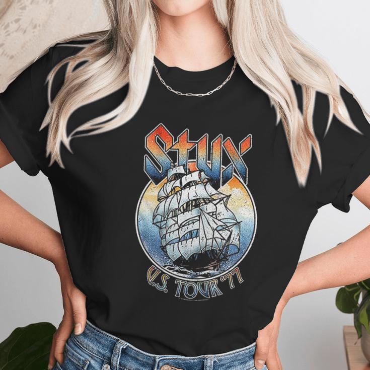 Styx Mens 77Tour Unisex T-Shirt Gifts for Her