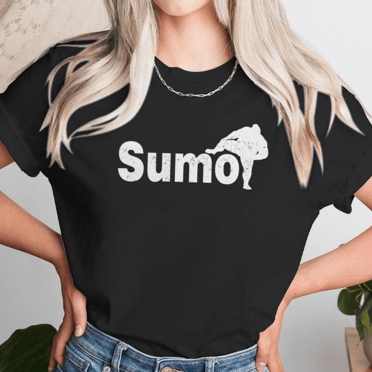 Sumo Japanese Fighter Logo Unisex T-Shirt Gifts for Her