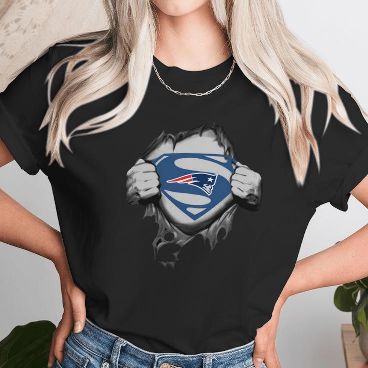 Superman New England Patriots Shirt Unisex T-Shirt Gifts for Her