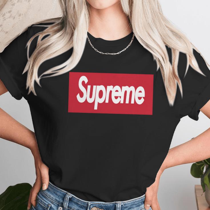 Supreme Clothing Top T-Shirt Unisex T-Shirt Gifts for Her