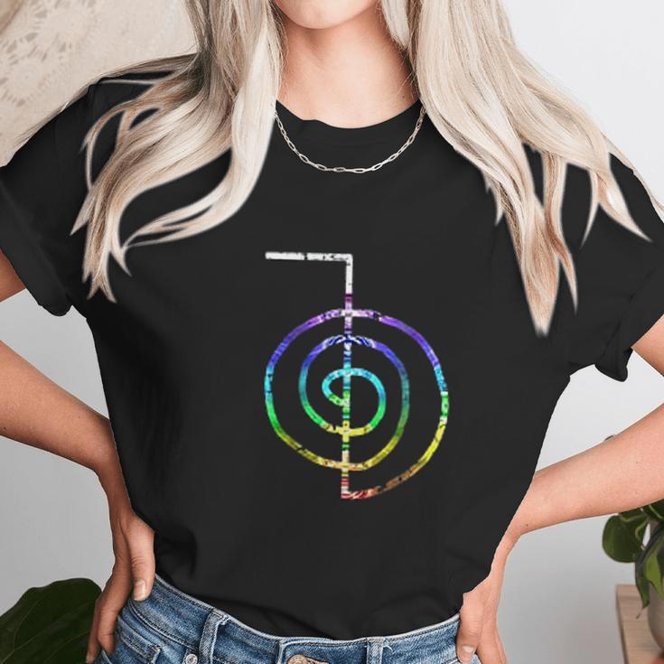 Symbol Choku Rei Gift Chakra Colors Unisex T-Shirt Gifts for Her