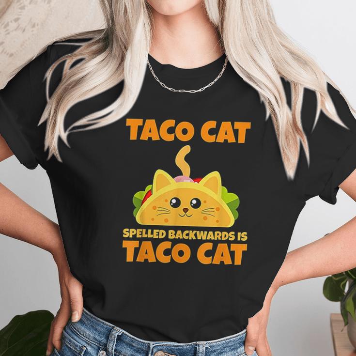 Tacocat Spelled Backwards Taco Cat Cinco De Mayo Gift Unisex T-Shirt Gifts for Her