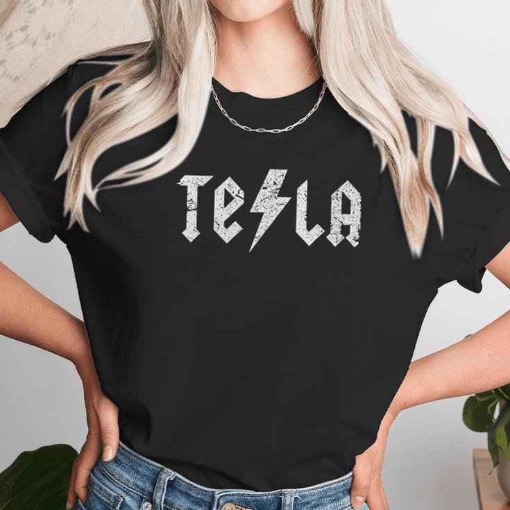 Tesla Nikola Tesla Fan Stem Unisex T-Shirt Gifts for Her