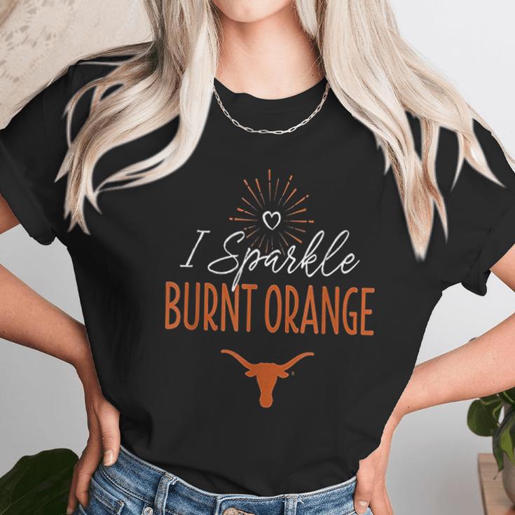 Texas Longhorns I Sparkle Unisex T-Shirt Gifts for Her