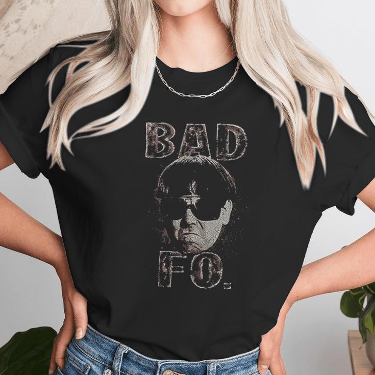 Three Stooges Slapstick Famous Comedy Group Bad Moe Unisex T-Shirt Gifts for Her