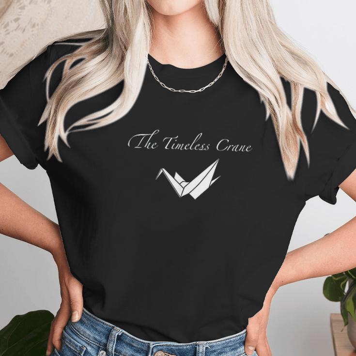 The Timeless Crane Origami Paper Crane Unisex T-Shirt Gifts for Her