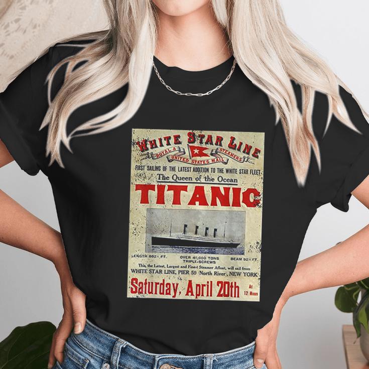 Titanic Sinking Titanic Gift Unisex T-Shirt Gifts for Her