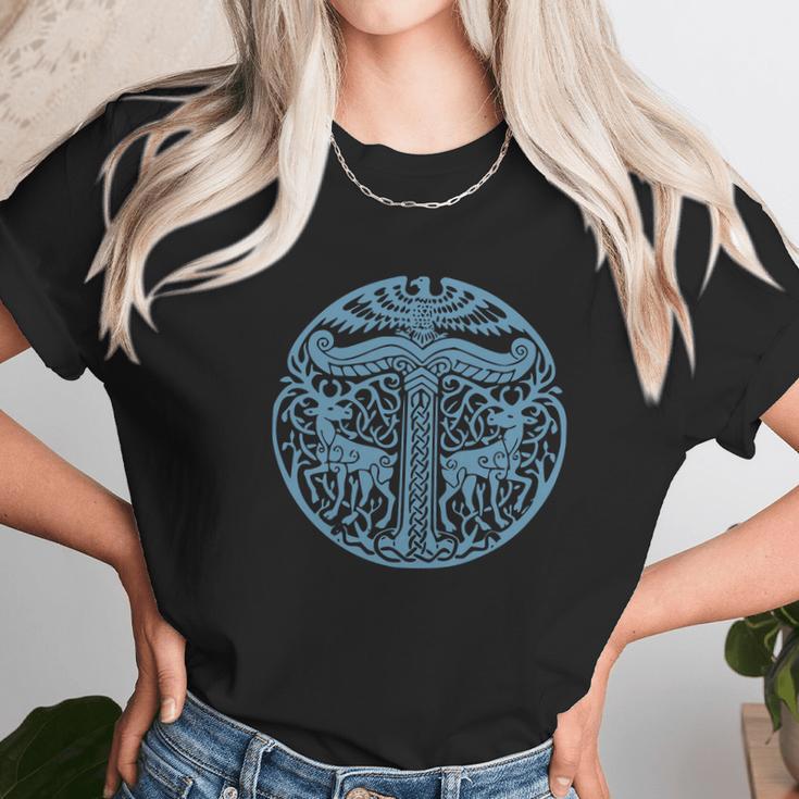 Top Selling - Black Irminsul T-Shirts - Mens T-Shirt Unisex T-Shirt Gifts for Her