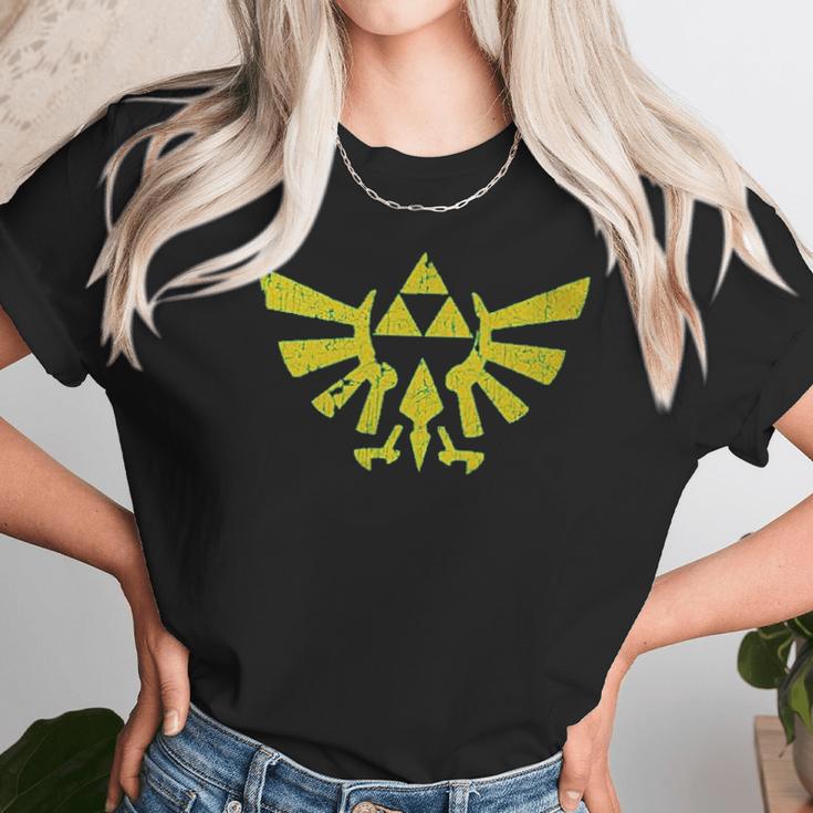 Triforce Vintage Ringer Unisex T-Shirt Gifts for Her