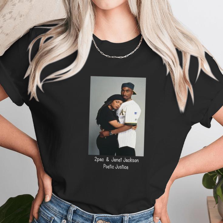 Tupac 2Pac & Janet Jackson Poetic Justice Unisex T-Shirt Gifts for Her