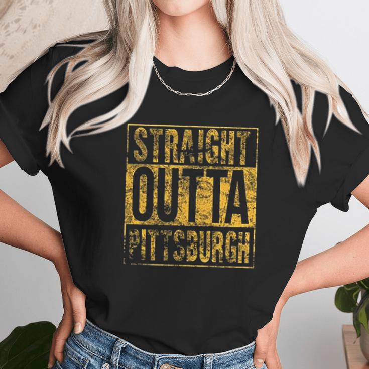 Ugp Campus Apparel Straight Outta Hometown Pride Mens Unisex T-Shirt Gifts for Her