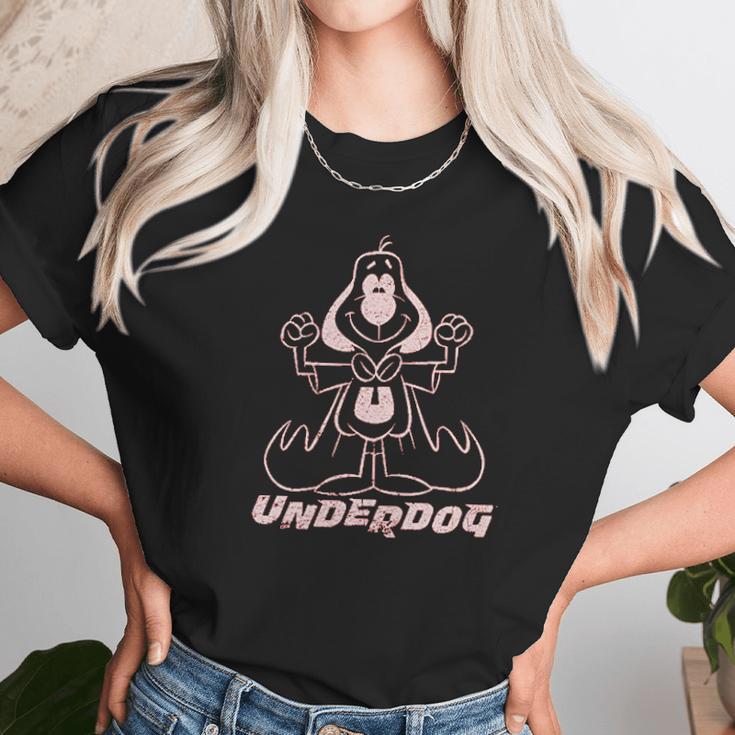 Underdog Outline Unisex T-Shirt Gifts for Her