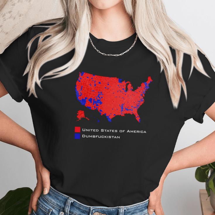 United States Of America Dumbfuckistan Unisex T-Shirt Gifts for Her