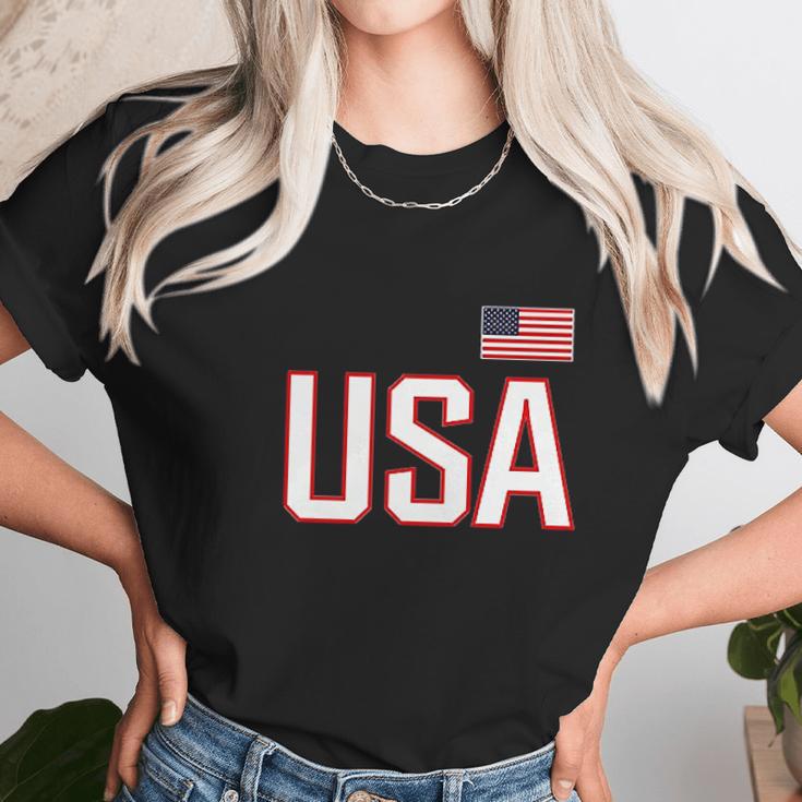 Usa National Unisex T-Shirt Gifts for Her