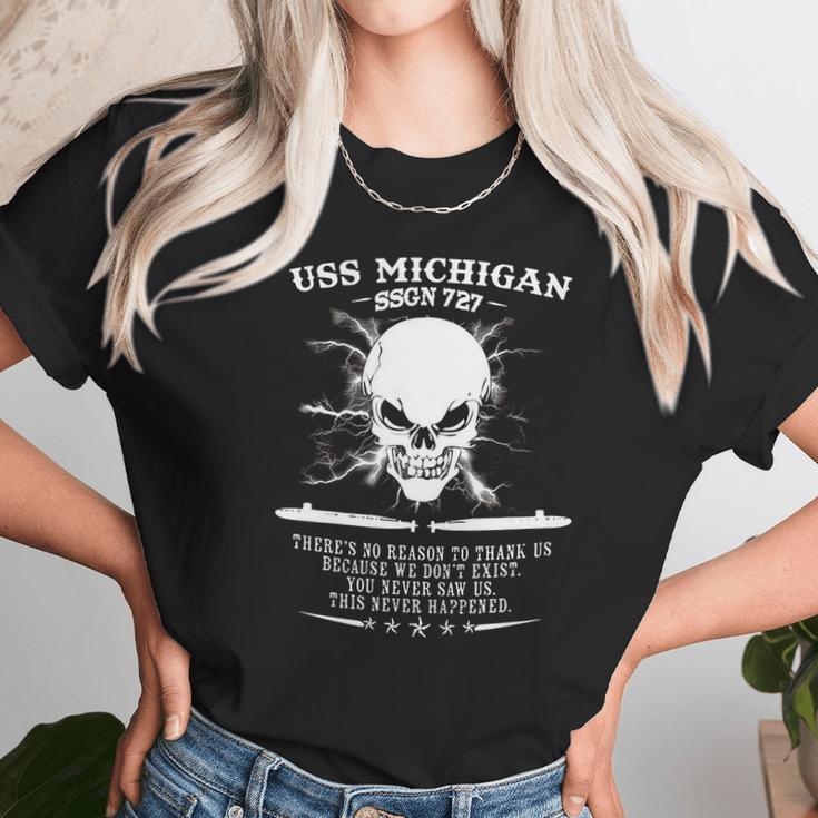 Uss Michigan Ssgn 727 Unisex T-Shirt Gifts for Her