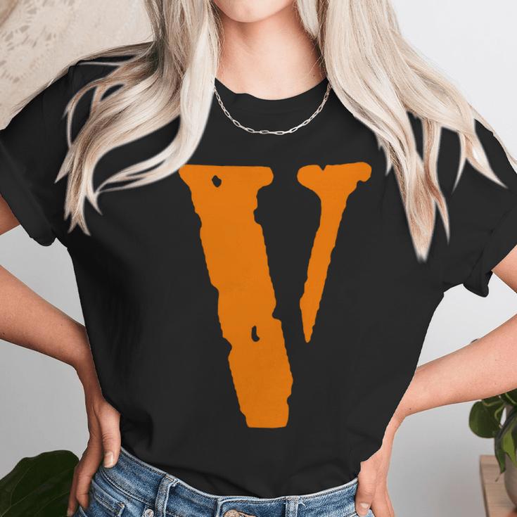 V As Vlone Orange T-Shirt Unisex T-Shirt Gifts for Her