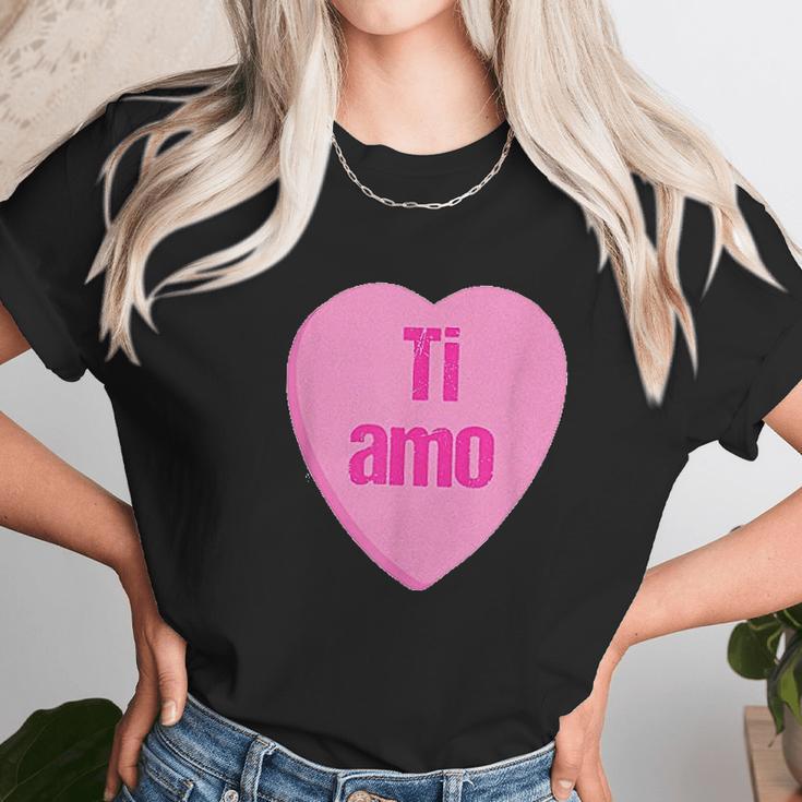 Valentine Italian Ti Amo I Love You Unisex T-Shirt Gifts for Her