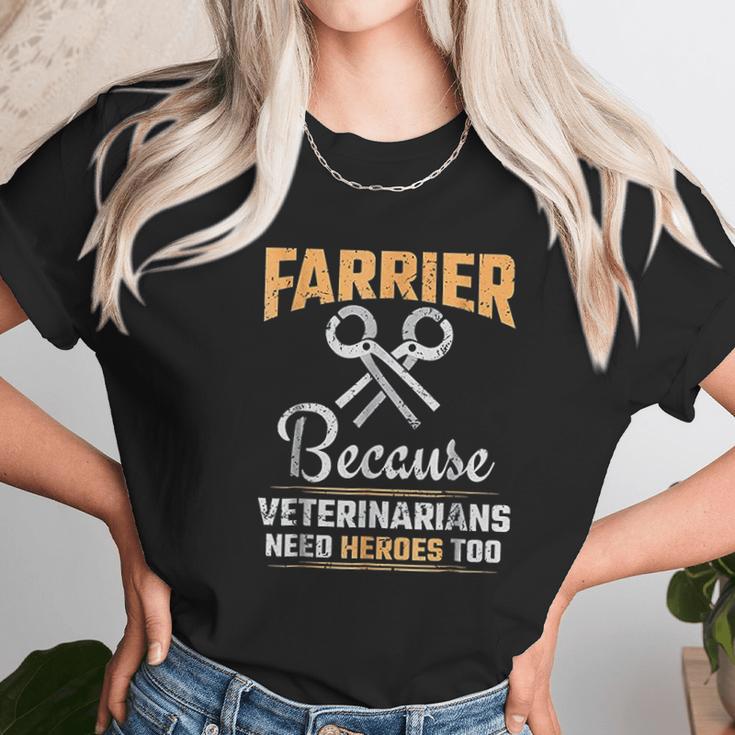 Veterinarians Need Heroes Unisex T-Shirt Gifts for Her