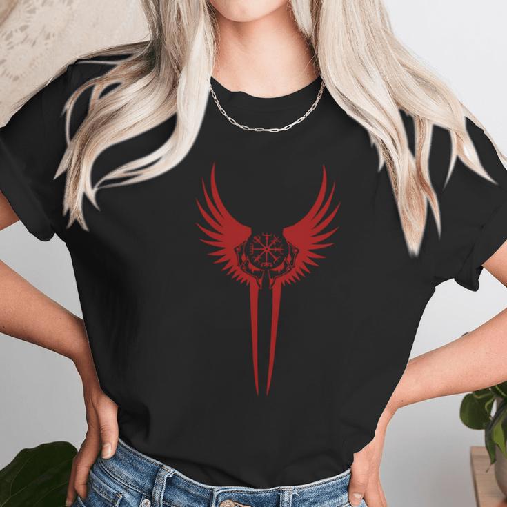 Viking Valkyrie Symbol Viking Unisex T-Shirt Gifts for Her