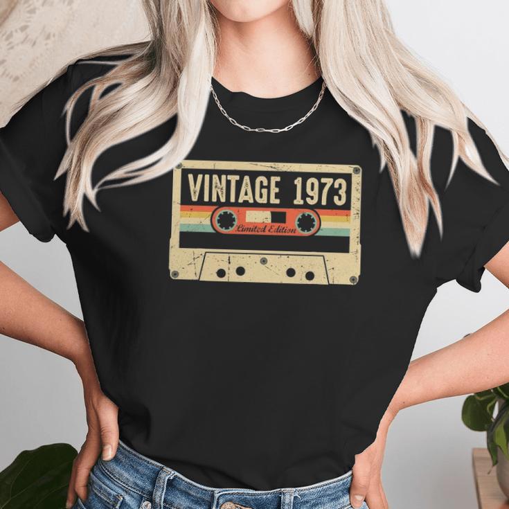 Vintage 1973 Made In 1973 49Th Birthday 49 Years Old Unisex T-Shirt Gifts for Her