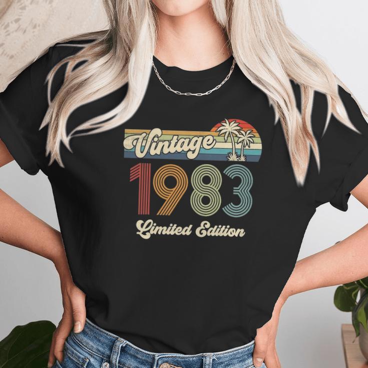 Vintage 1983 38Th Birthday Limited Edition 38 Years Old Unisex T-Shirt Gifts for Her