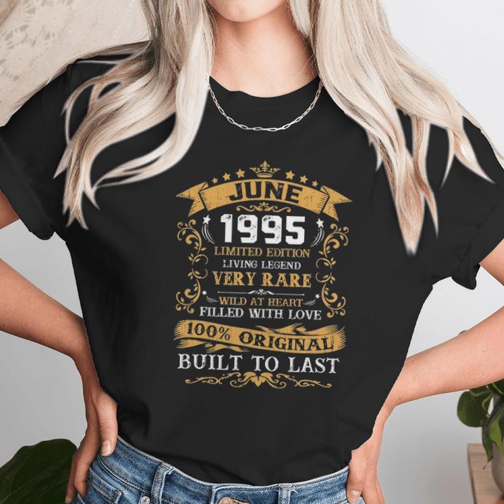 Vintage 26Th Birthday June 1995 26 Years Old Unisex T-Shirt Gifts for Her