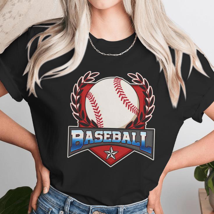 Vintage Baseball Fan Logo Unisex T-Shirt Gifts for Her