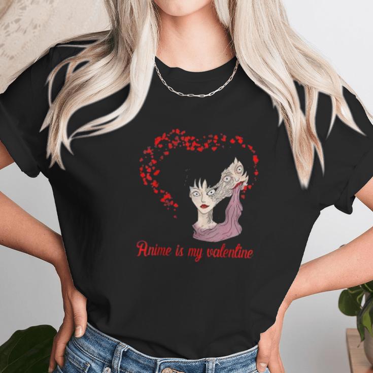 Vintage Junji Ito Gifts Anime Is My Valentine Tomie Manga Unisex T-Shirt Gifts for Her