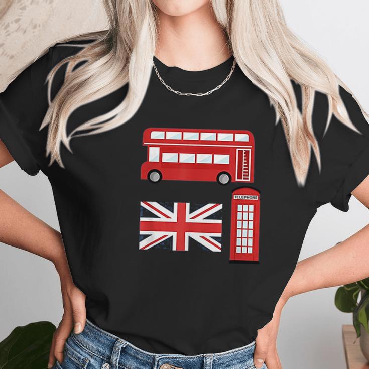 Vintage London I Love Travel Wanderlust Unisex T-Shirt Gifts for Her