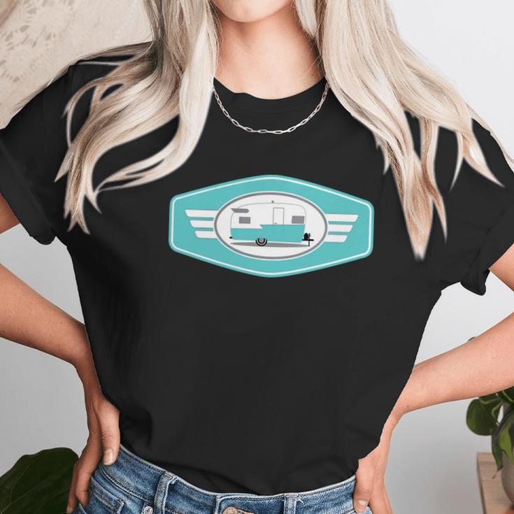 Vintage Shasta Camper Trailer Unisex T-Shirt Gifts for Her