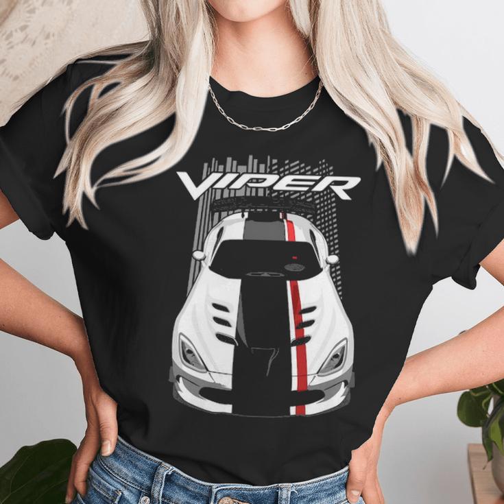 Viper Acr 5Th Generation White And Black Unisex T-Shirt Gifts for Her