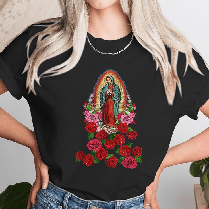 Virgin Mary Our Lady Of Guadalupe Catholic Saint Unisex T-Shirt Gifts for Her