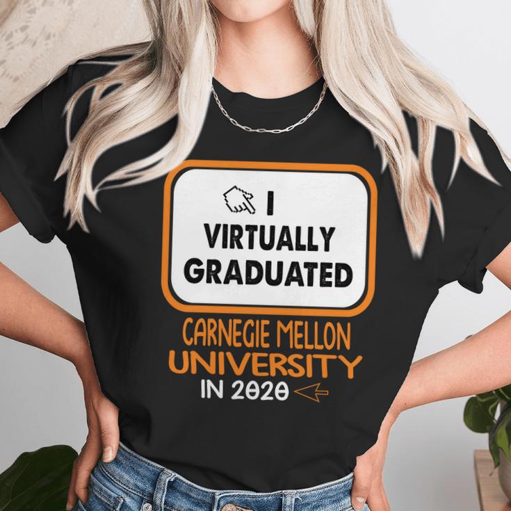 I Virtually Graduated Carnegie Mellon University In 2020 Unisex T-Shirt Gifts for Her