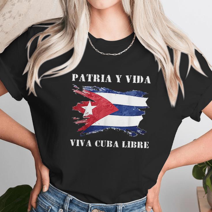 Viva Cuba Libre Patria Y Vida Unisex T-Shirt Gifts for Her