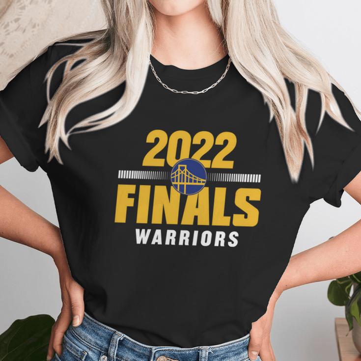 Warriors Finals 2022 Basketball Gold Blooded Warriors Graphic Design Printed Casual Daily Basic Unisex T-Shirt Gifts for Her