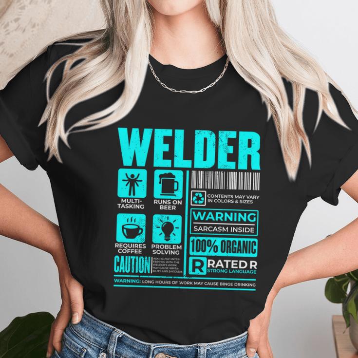 Welder Definition For Welders Funny Gift Tig Welding Arc Welding Funny Gift Unisex T-Shirt Gifts for Her