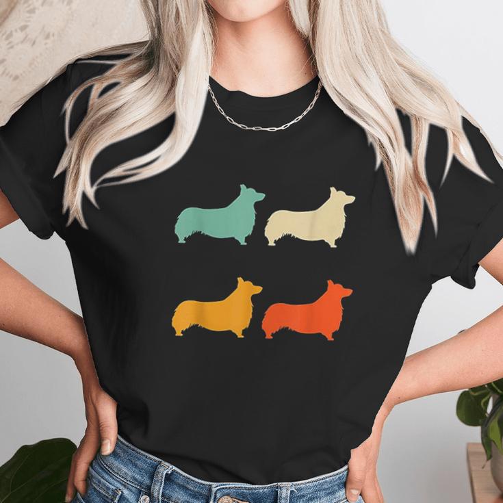 Welsh Corgi Gift Dog Lover Retro Welsh Corgi Vintage Dog Unisex T-Shirt Gifts for Her