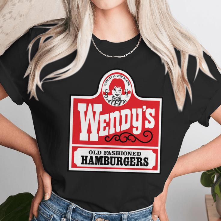 Wendys Old Fashioned Hamburgers Unisex T-Shirt Gifts for Her