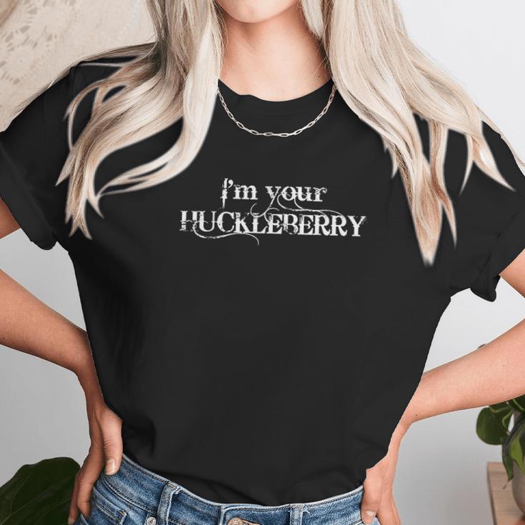 Western I Am Your Huckleberry Great Graphic Unisex T-Shirt Gifts for Her