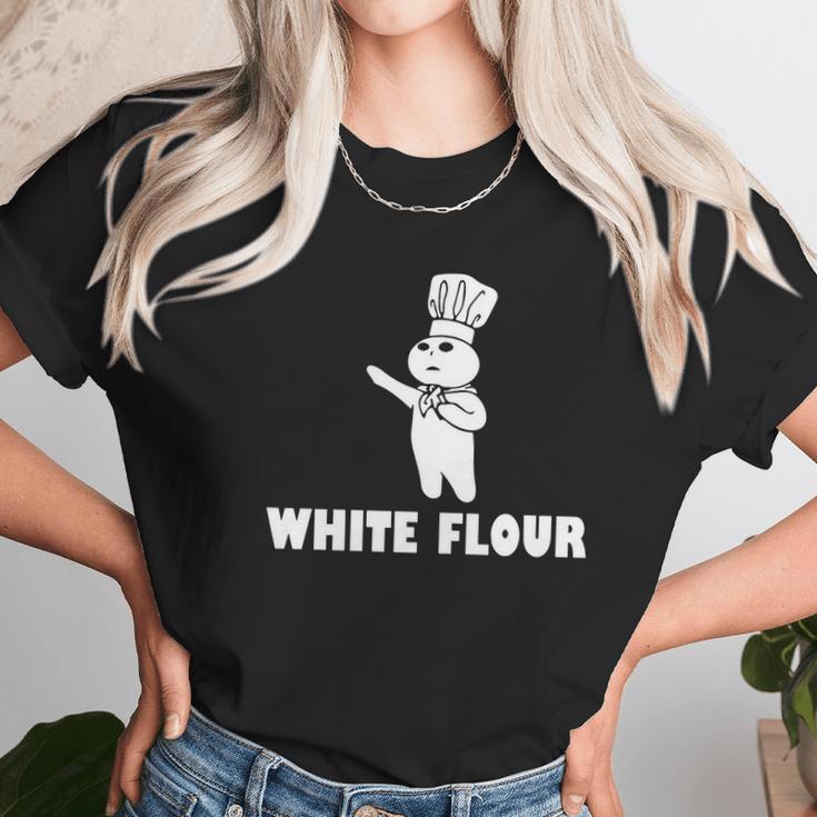 White Flour White Power Spoof T-Shirt Unisex T-Shirt Gifts for Her