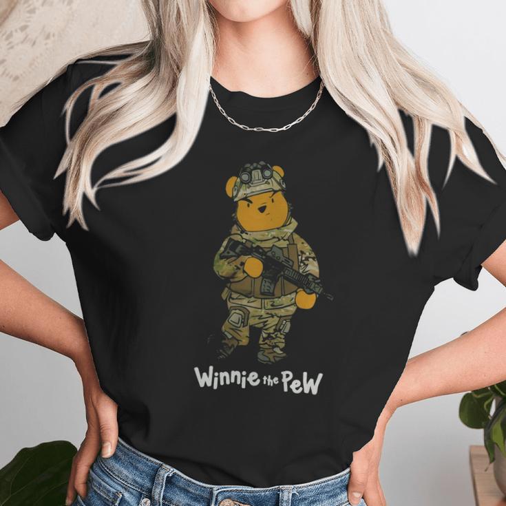 Winnie The Pew Bear Soldier Unisex T-Shirt Gifts for Her