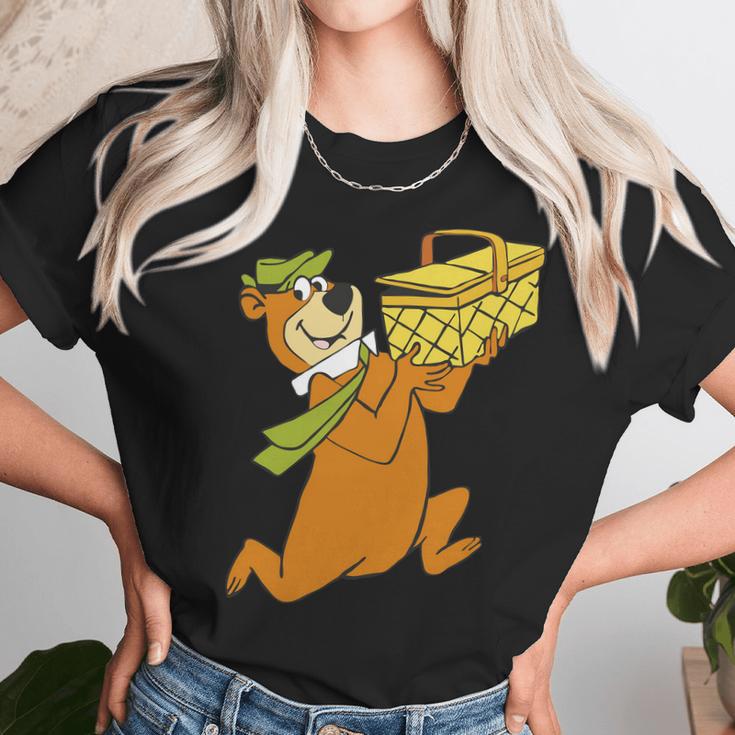 Yogi Bear Picnic Unisex T-Shirt Gifts for Her