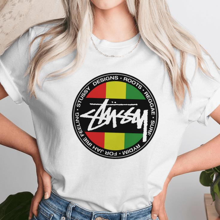 14 Reggae Stussy Funny T-Shirt Unisex T-Shirt Gifts for Her