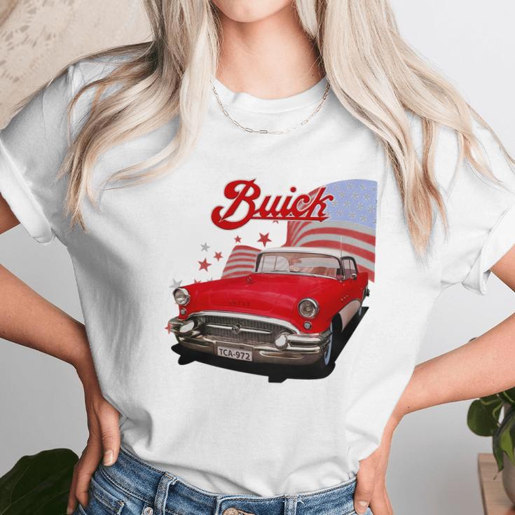 1955 Buick Red Ii Unisex T-Shirt Gifts for Her